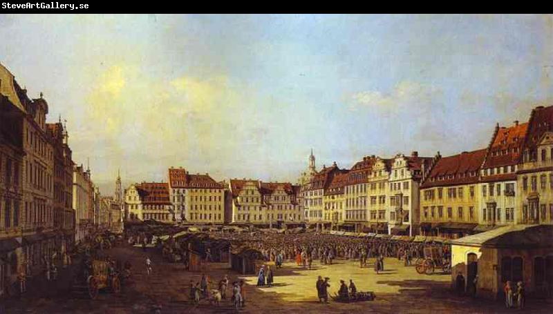Bernardo Bellotto The Old Market Square in Dresden 4